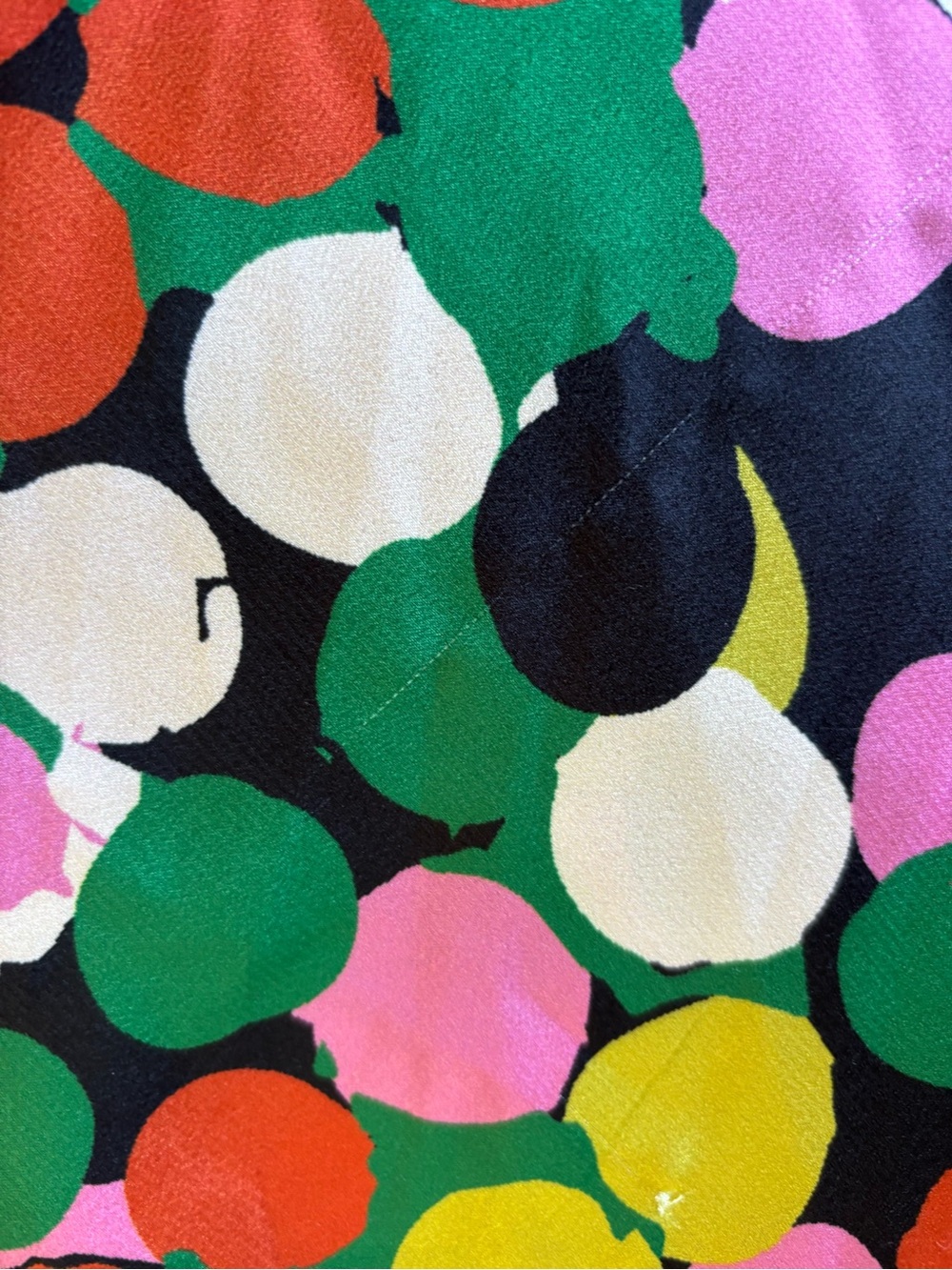 Anthropologie Porridge Multicolor Polka Dot Puff Sleeve Maxi Dress Plus Size 1X - Picture 12 of 13